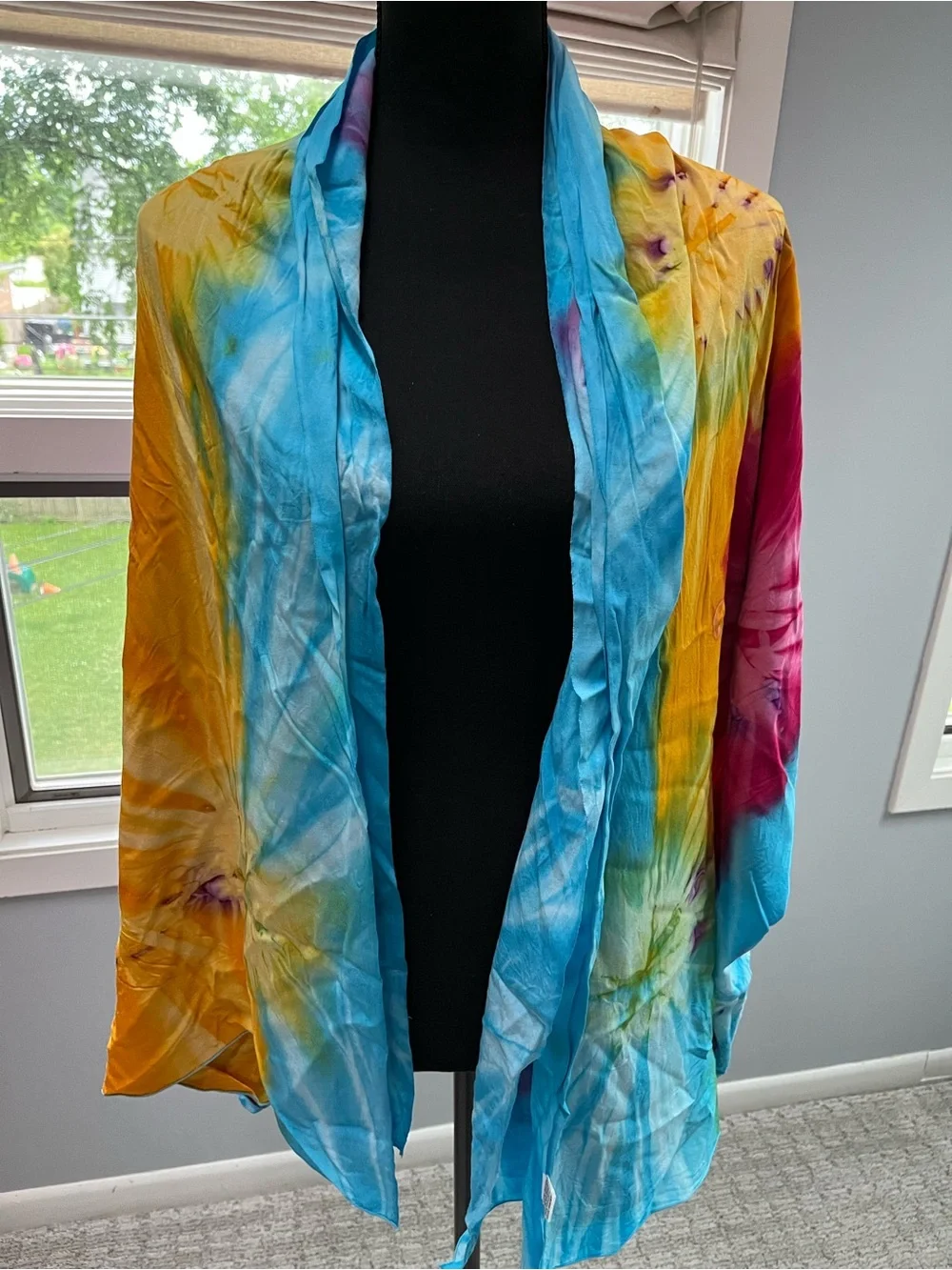 Tie-Dye Multi Color Sarong Wrap